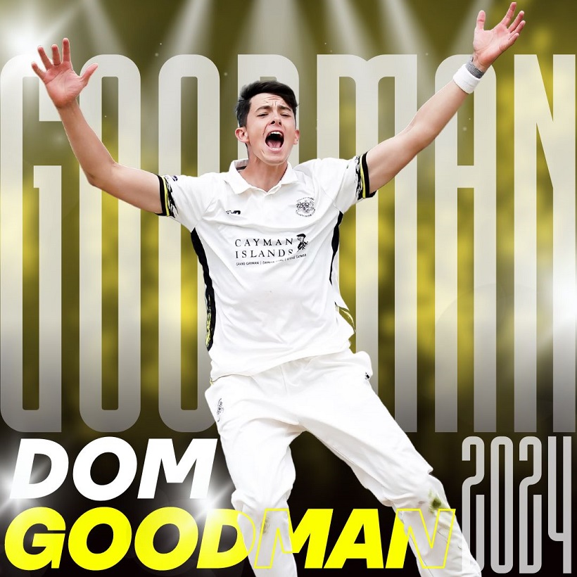 Dom Goodman signs contract extension at Gloucestershire